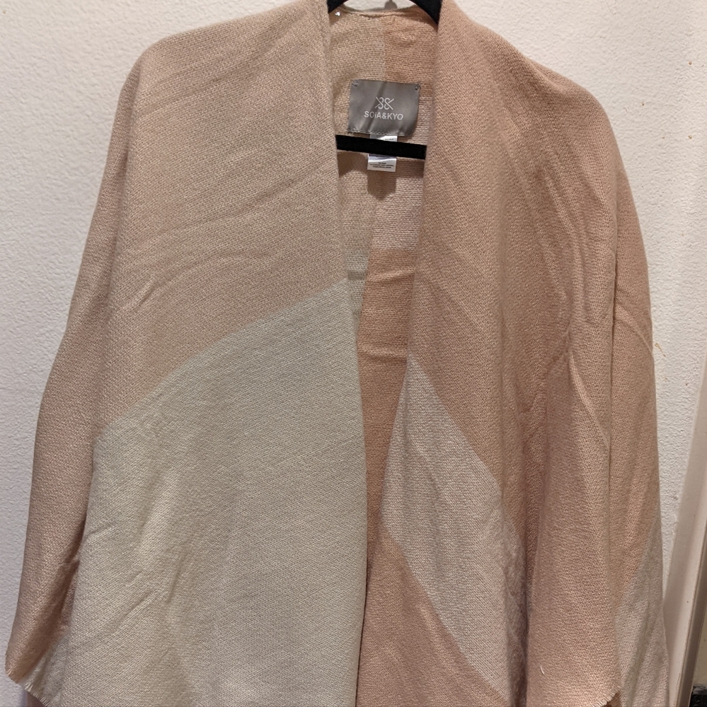 Shawl open front